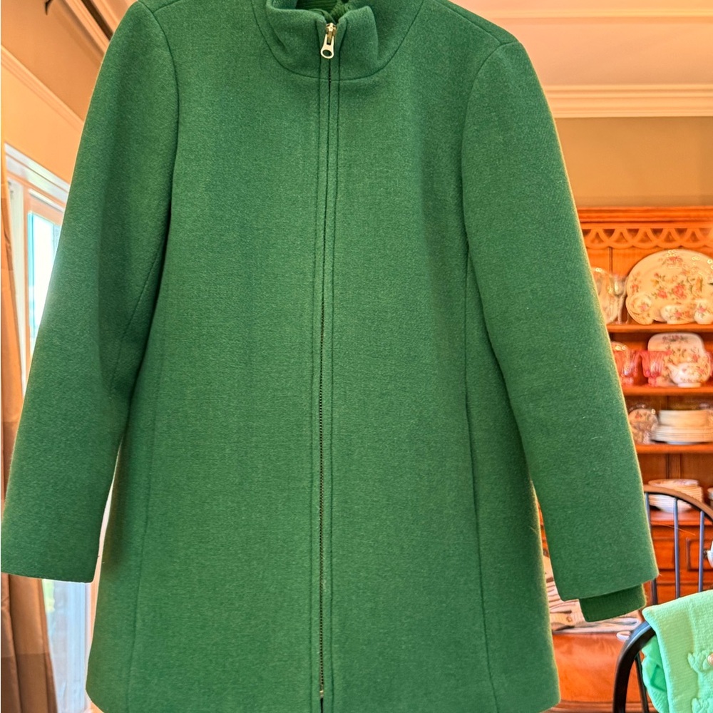 J. Crew Classic Green Coat